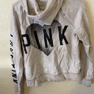 pink zipper jacket L